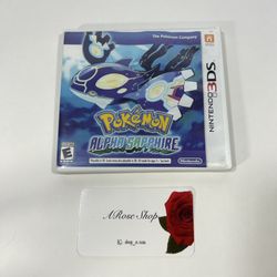 Nintendo 3DS Pokemon Alpha Sapphire Video Game