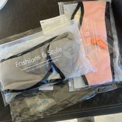 Two Eye And Ear Masks For Travel Or Relaxation