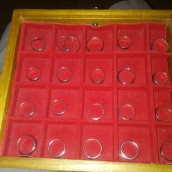 Sterling silver bands. All Size
