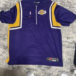 VINTAGE LAKERS WARMUP T SHIRT