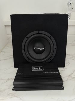 CT SUBWOOFER 8 300 WATTS  Amplifier 4 channels 1000 watts