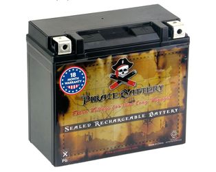 Pirate Battery YTX20HL-BS 310 CCA Maintenance-Free 12V 19Ah Battery