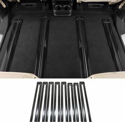 Toyota Sienna Interior Seat Rail Protection Strip Cover Stainless Steel 8 PCS