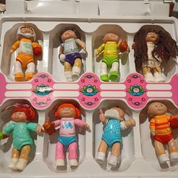 1984 Cabbage Patch Kids brag bag &dolls