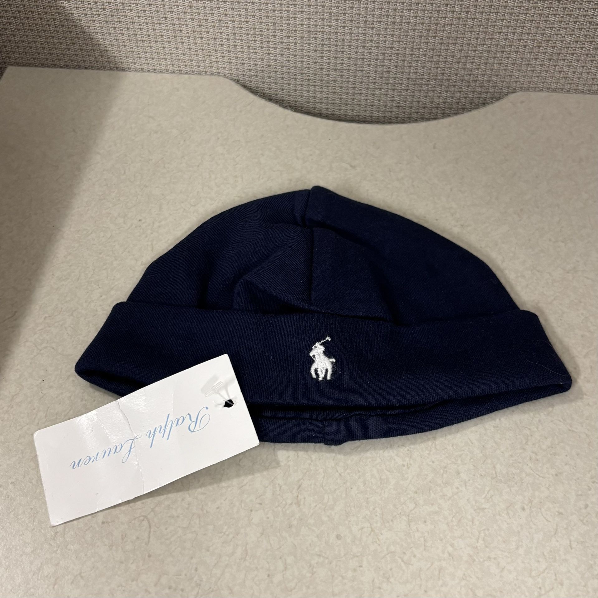 Ralph Lauren French Navy Baby Hat NEW