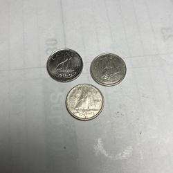 Lot Of (3) Three Canadian 10 Cent Coins