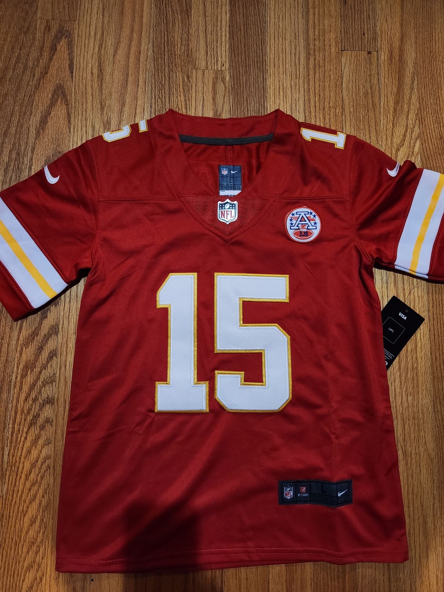 NFL Kansas City Chief Chiefs Football uniform No.15 Patrick Mahomes jersey men's sportswear