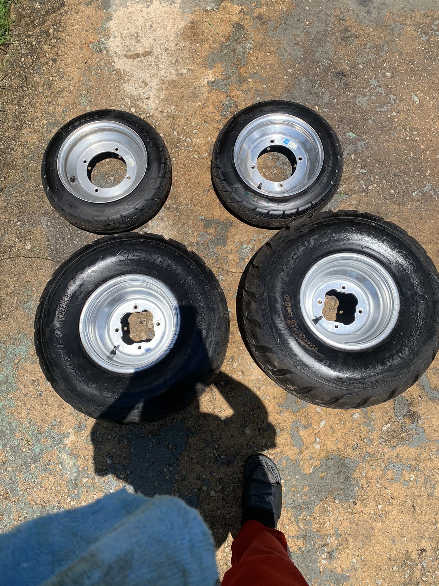Atv wheels and tires