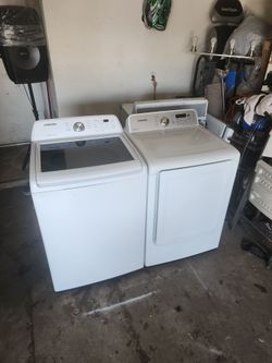 Samsung Washer And Electric Dryer Large Capacity