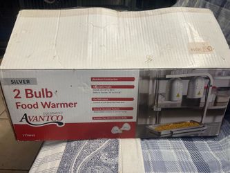 Avantco 2 Bulb Food Warmer Silver
