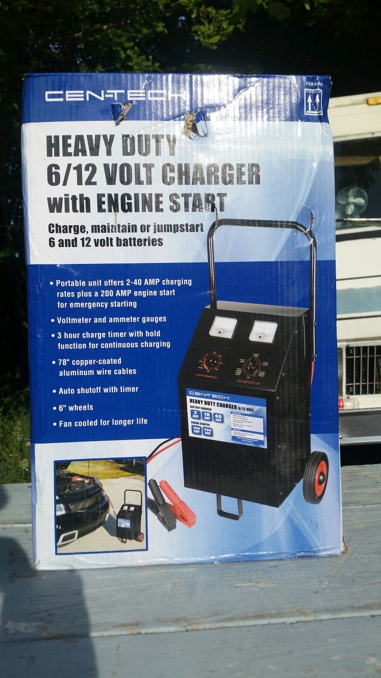 New Centex Battery Charger and jump starter
