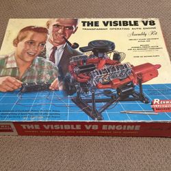 Visible V-8 Model Kit. Factory Sealed, Original Owner. 1967