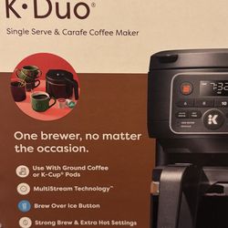 Keurig® K-Duo Gen 2 Hot & Iced Single Serve & Carafe Coffee Maker – Brand New