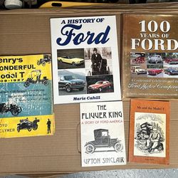 📚Nice collection of 8 Ford and Model T history books 