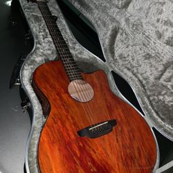 Luna Acoustic Guitar And Case