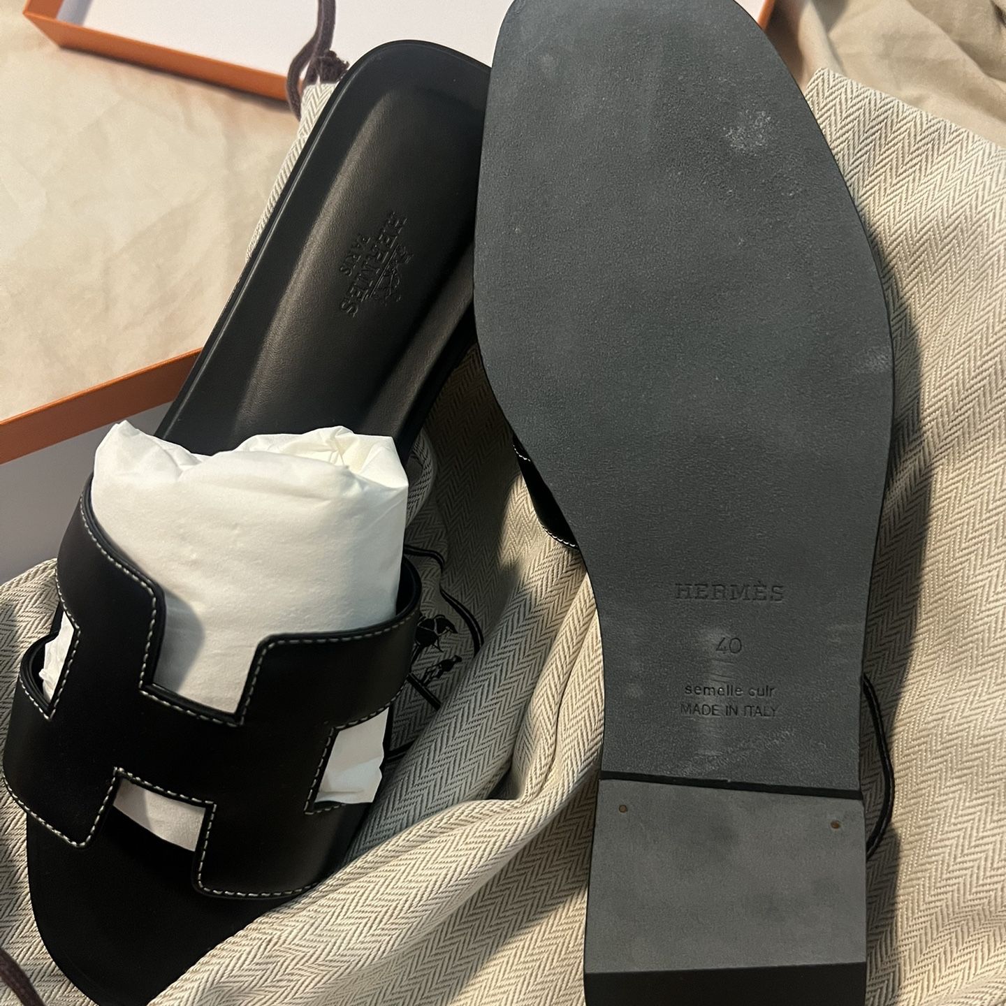 Hermes Sandals Size 40 (10) Women