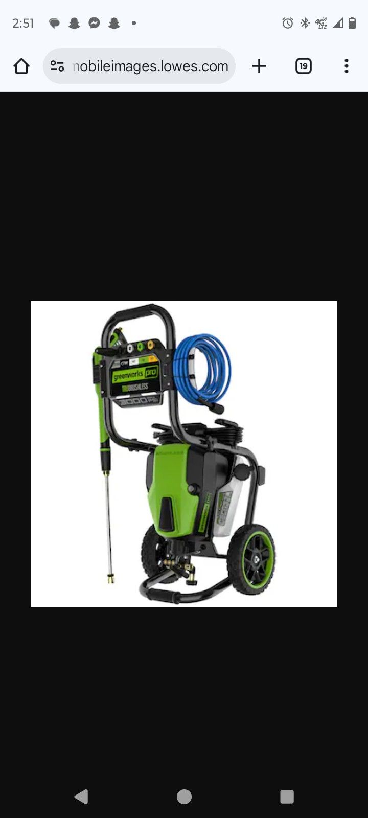 Brand New Greenworks Pro Electric Pressure Washers