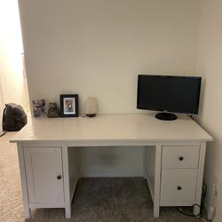 White Computer Desk Office Bedroom Work