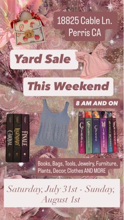Books, Clothes, Furniture, Jewelry, Shoes, purses and more