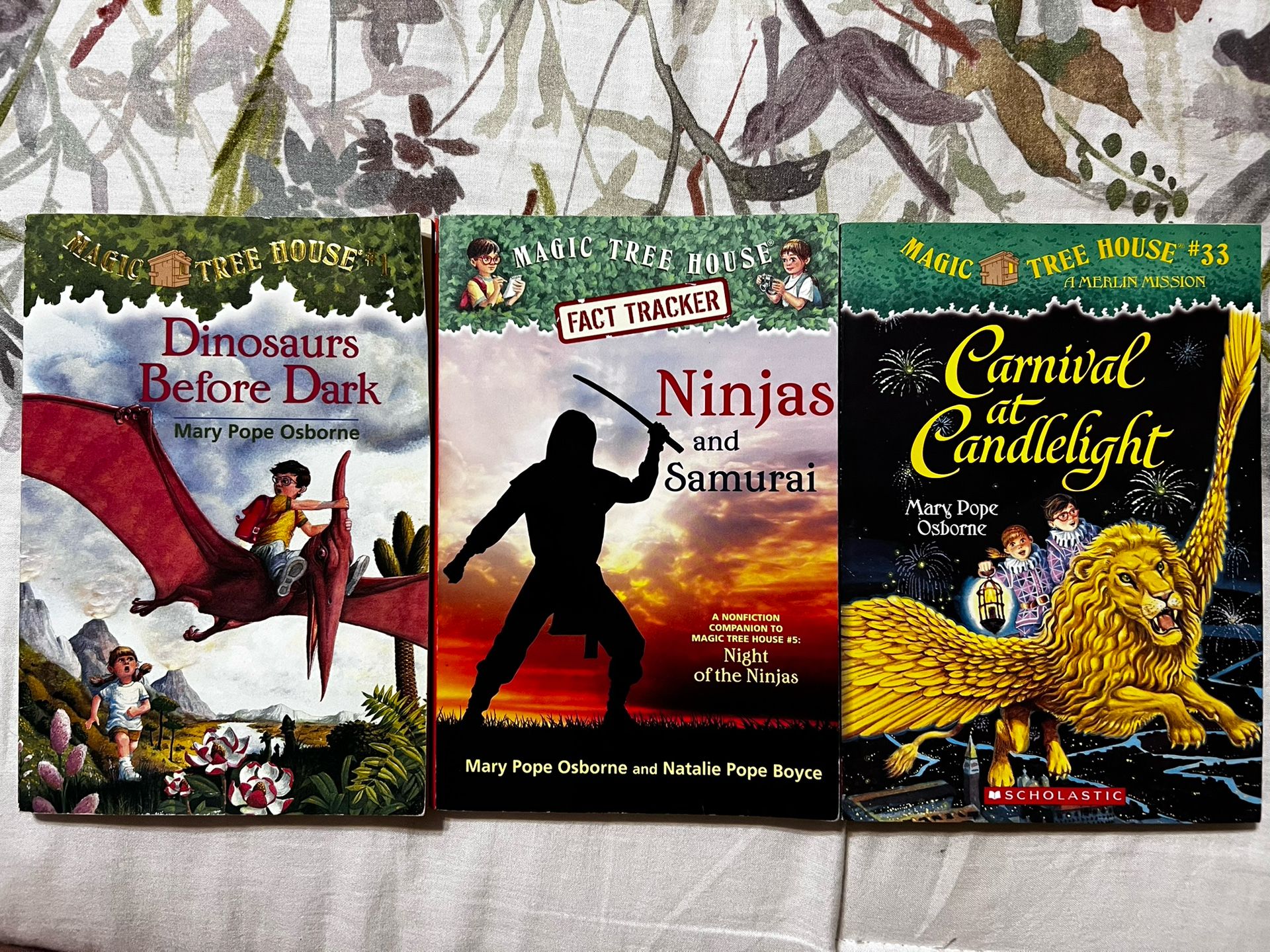 Magic Tree House Books 1, 33 & Fact Tracker