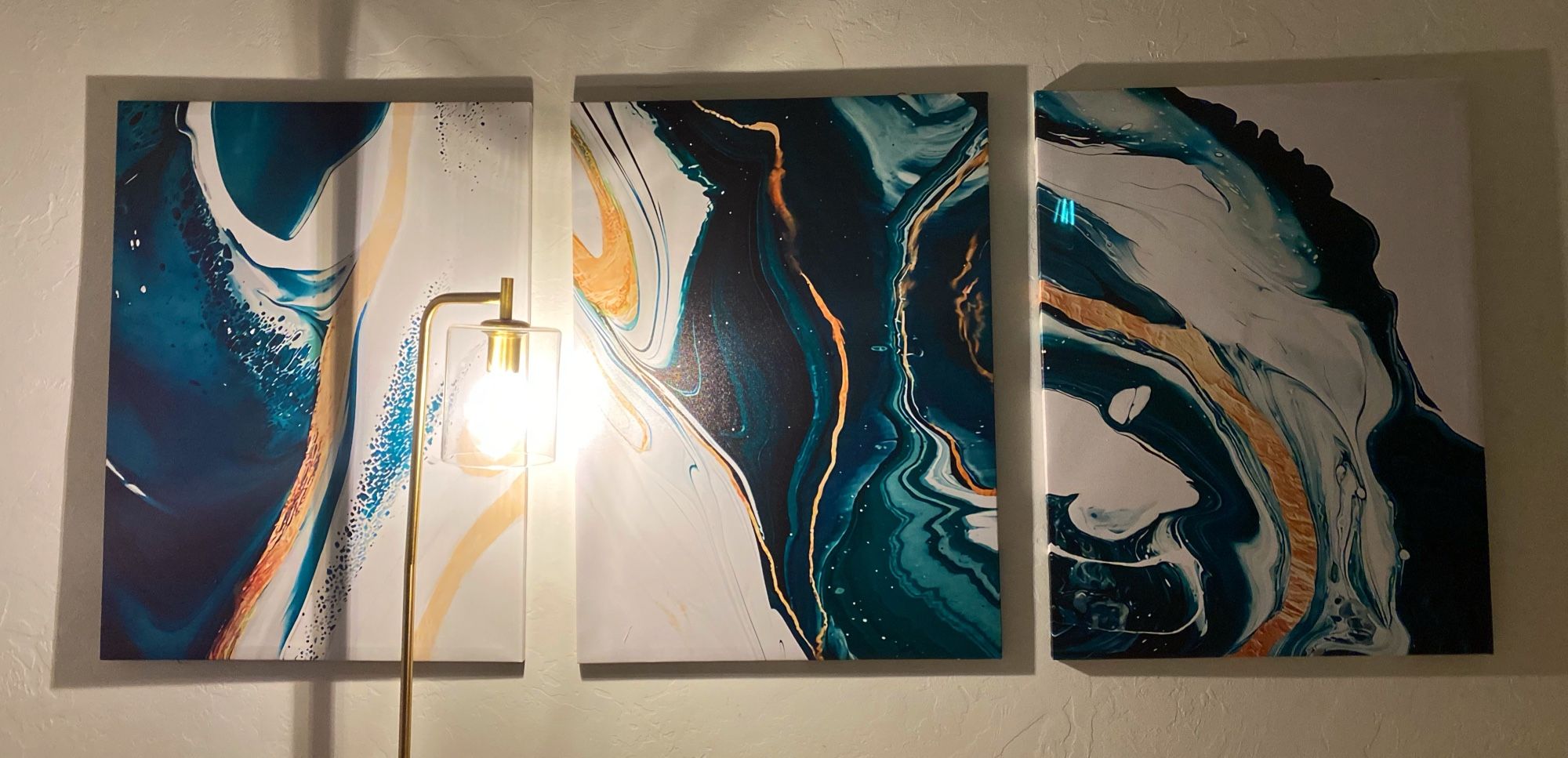 3 piece large wall art