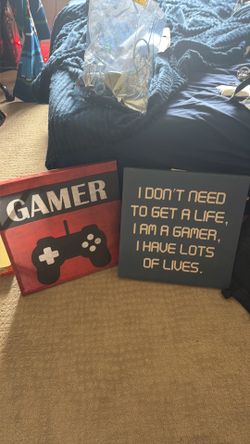 Canvas gamer poster