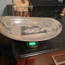 Sterling Silver Bread Dish