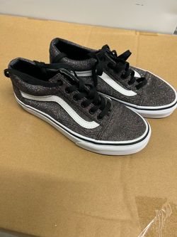Vans Unisex Old Skool Skateboard Rainbow Glitter Sneakers