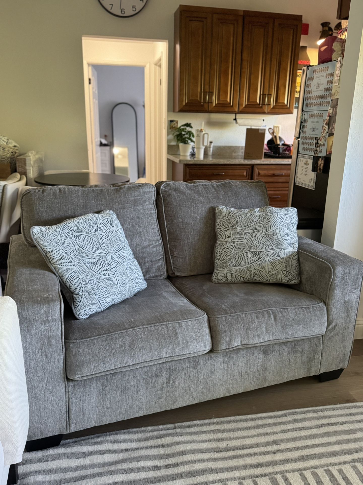 Grey Loveseat Couch