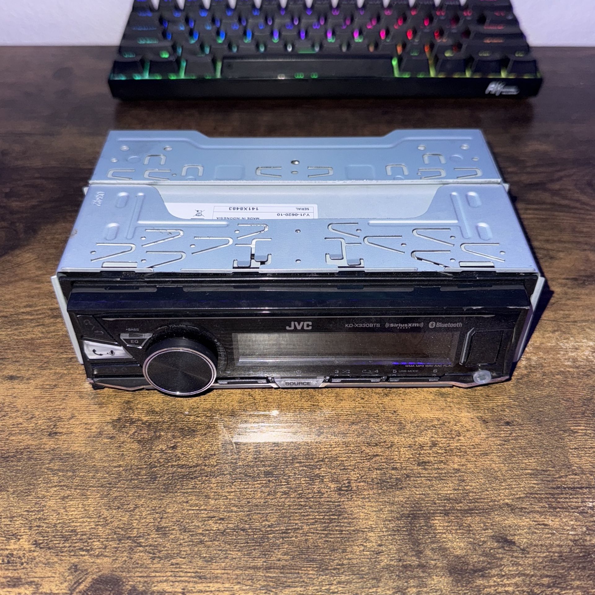 JVC single din radio