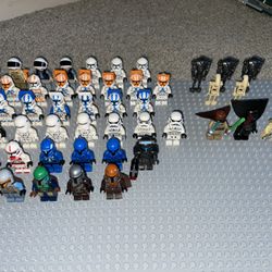 Lego Star Wars Minifig Lot Of 40