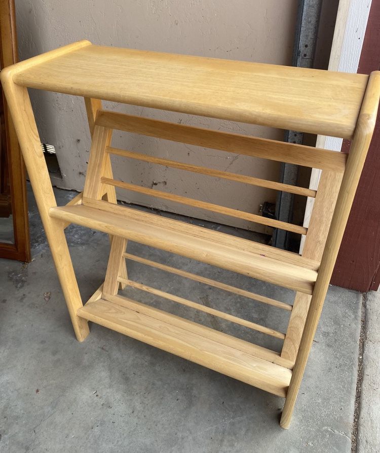 Medium Shoe Organizer Shelf - Solid Wood - Perfect Condition