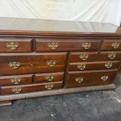 Stained pine bedroom Dresser