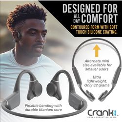 Wildhorn Crank Bone Conduction Headphones Bluetooth