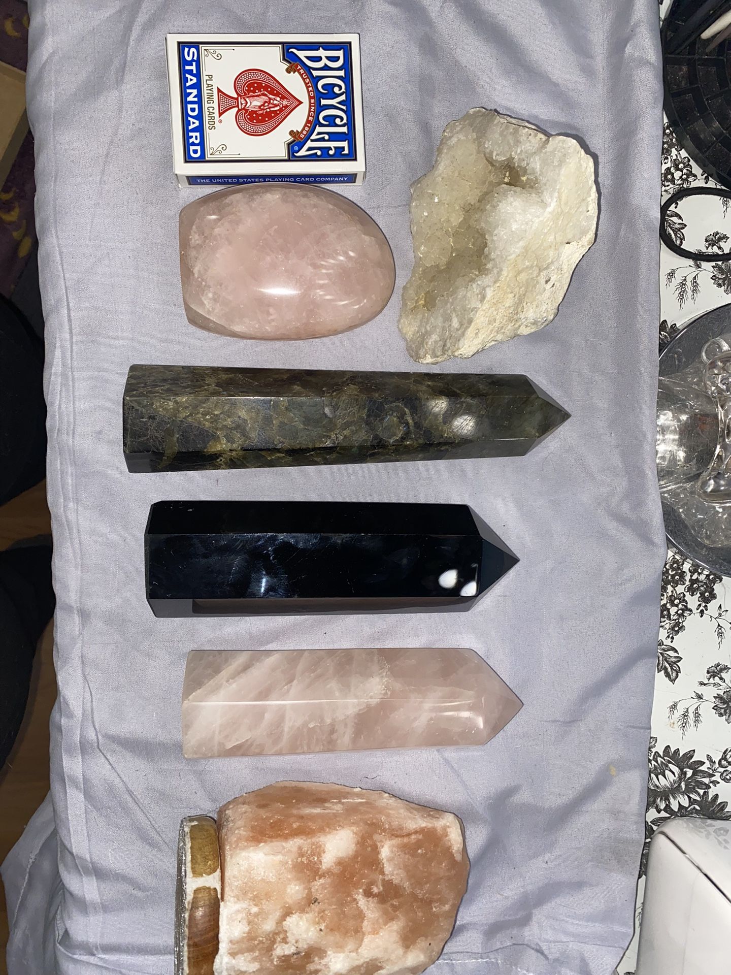 Large Natural Crystal Towers