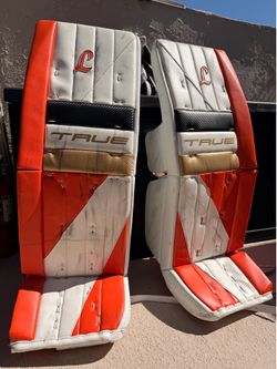 33+3” Anaheim Ducks Goalie Lukas Dostal goalie pads , blocker and glove  Pro stock
