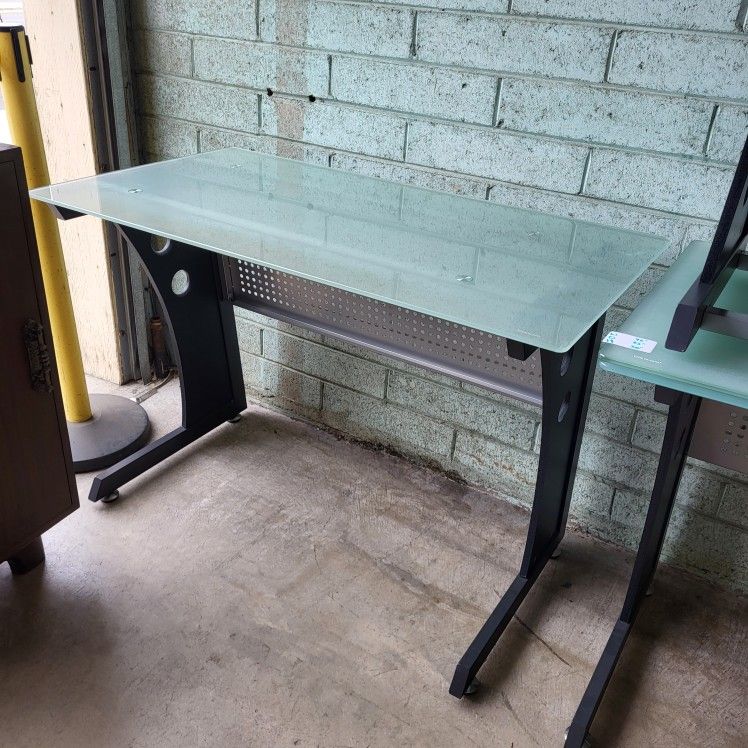 Glass-top Student Desk. 42" Width. $40 Each