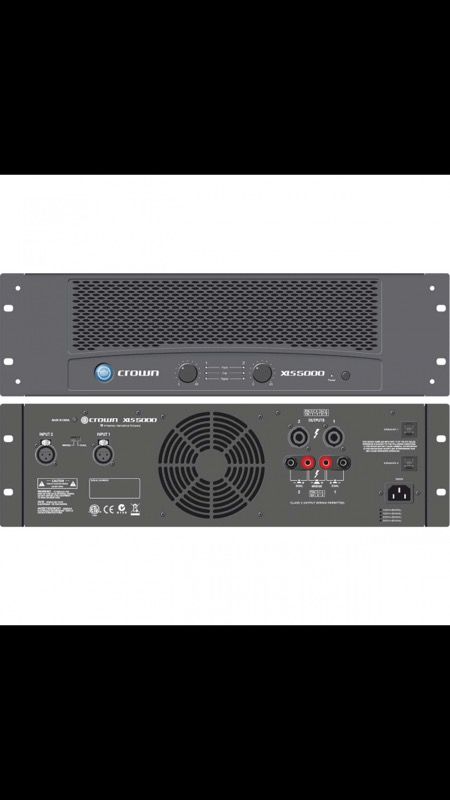 CROWN XLS-5000 -3/Stereo Power Amplifiers