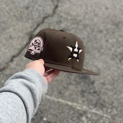 Houston Astros Fitted Hat Mocha