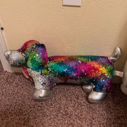 Dog Easter Stuffed Animal Plush Sequins Girl Toy Room 