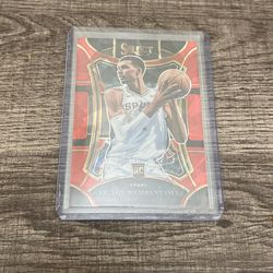 2023-24 Panini Select - Mezzanine RC Victor Wembanyama #311 Red Cracked Ice