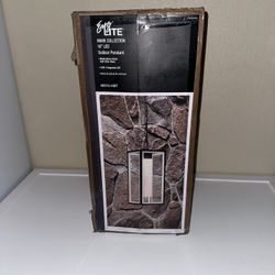 Easylite 1-Light Black LED  Outdoor Pendant Light