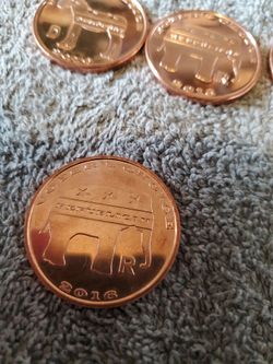 1 OZ COPPER ROUNDS  VOTERS CHOICE