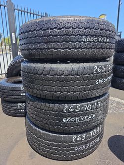 265/70R17 GOODYEAR $260 CASH PRICE