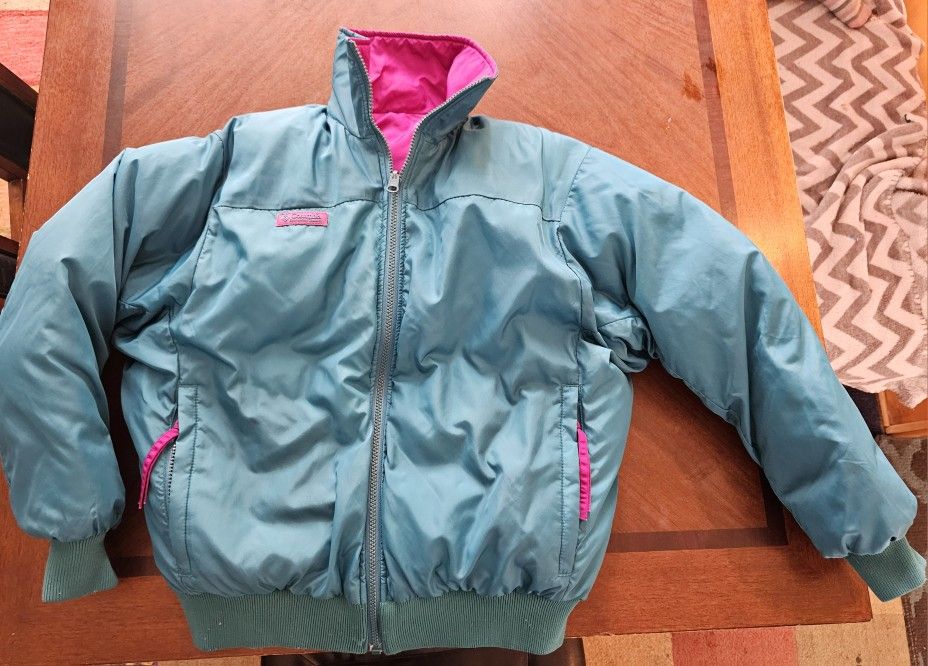 90s Reversible Columbia Women's Puffer Jacket