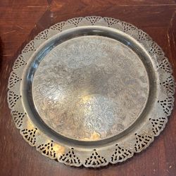 Home Decorator’s Pewter Serving Platter