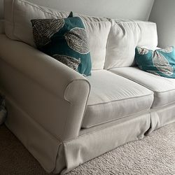 Beautiful White 2 Seat Couch