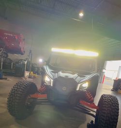 50” Loght bar with brackets wiring kit & INSTALLATION. For Can am maverick SXS UTV (We Finance)