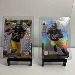 Lot of 2 Le’Veon Bell Rookie Cards