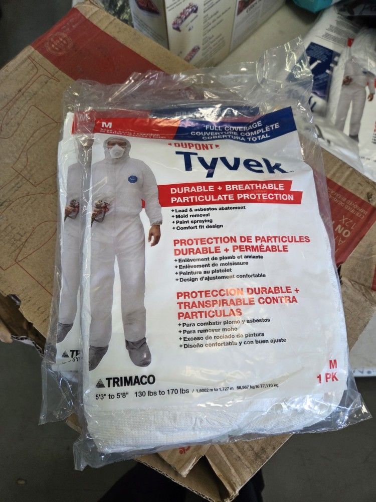 Tyvek Full Coverage Suit (Size Medium)